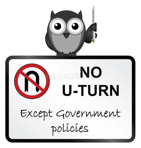 u-turn-monochrome-government-policy-sign-isolated-white-background-41056262